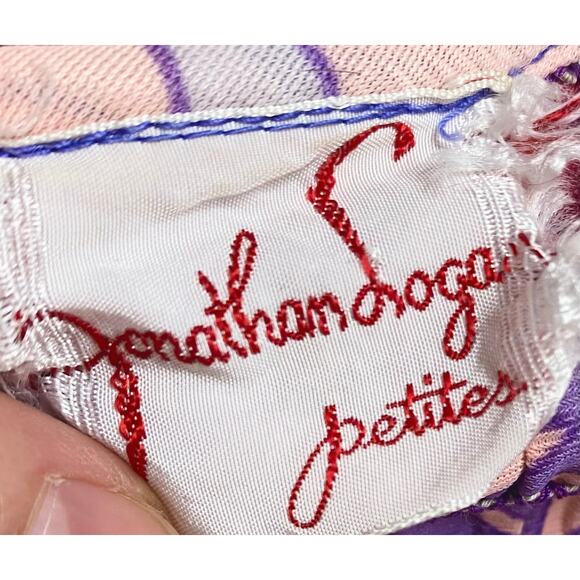 VINTAGE '60s JONATHAN LOGAN Groovy Flower Power Smocked Maxi Dress SMALL - Picture 11 of 12